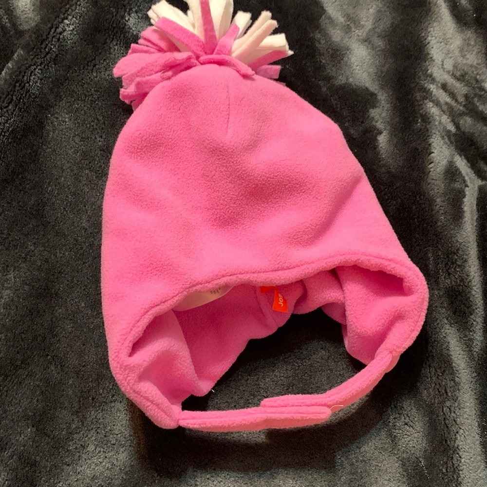 Fleece toque pink toddler 4-5
